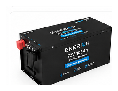 ENERION 72V 105Ah LiFePO4 golf cart battery